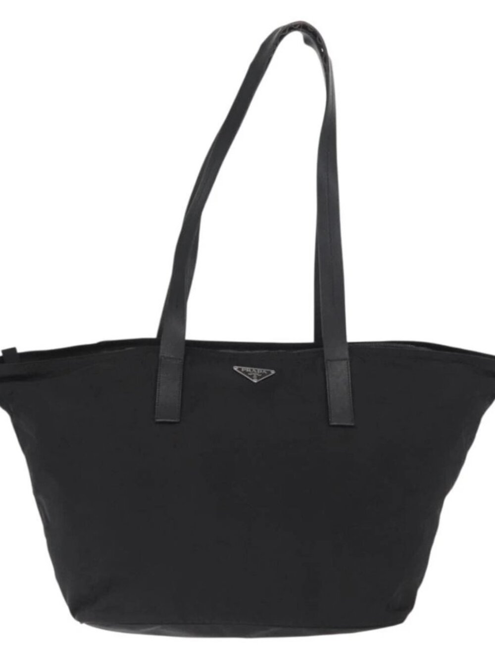 PRADA Tote Bag Nylon Black Silver Auth - Picture 9 of 16